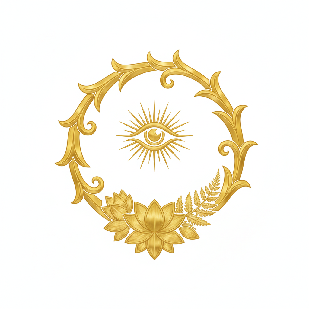 Golden natural symbol 